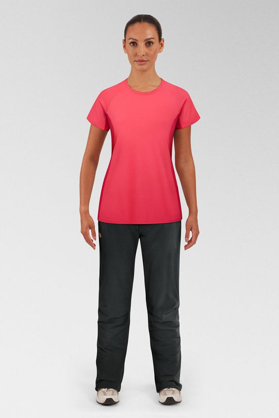 Rab Womens Trail T-Shirt Hibiscus/Watermelon
