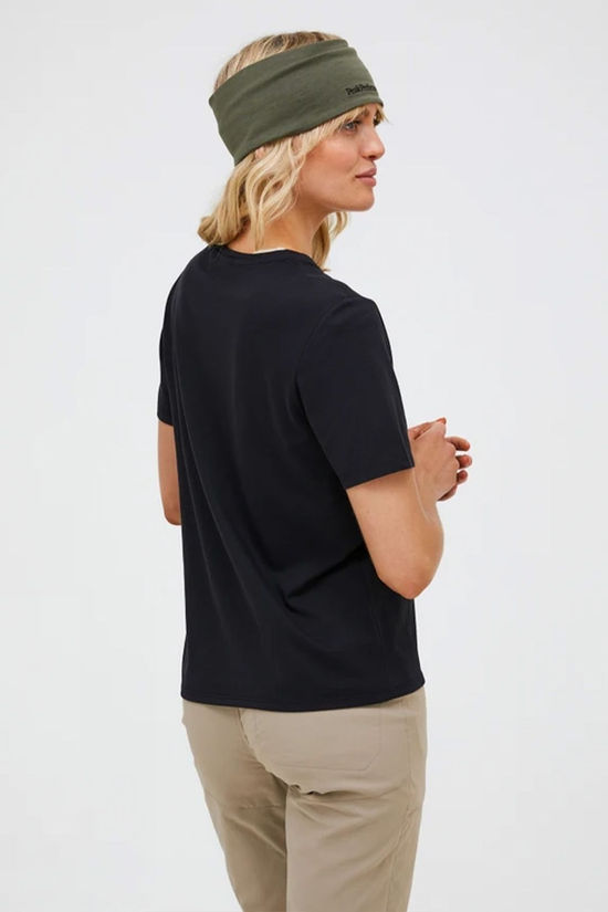 Peak Performance Womens Explore Logo T-Shirt Black