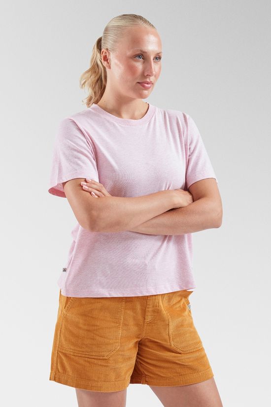 Passenger Womens Legacy T-Shirt Pink Haze Marl