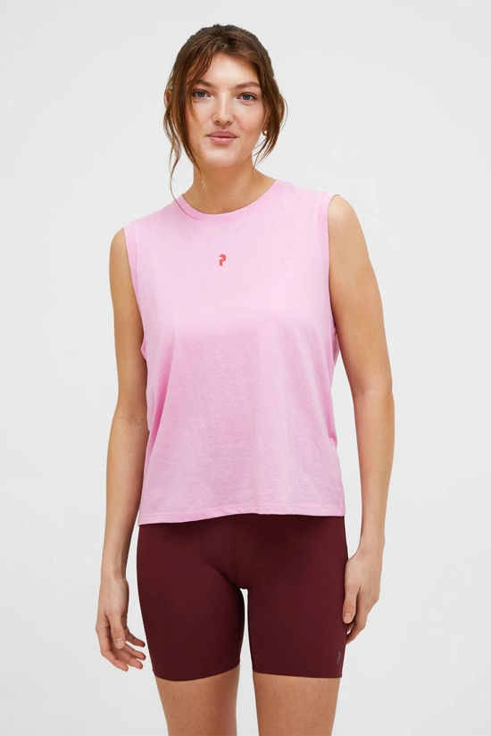 Peak Performance Womens Explore Graphic Tank Top Morning Dew