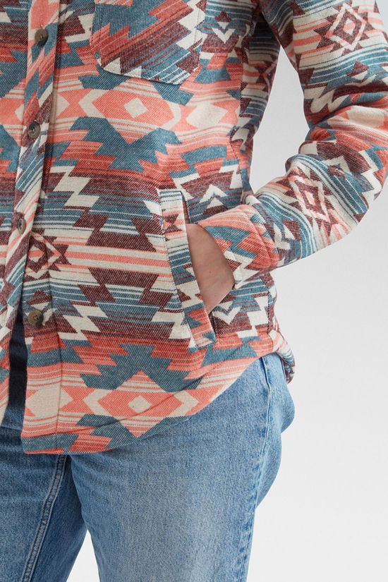 Saltrock Womens Stella Aztec Shirt Dkpurple