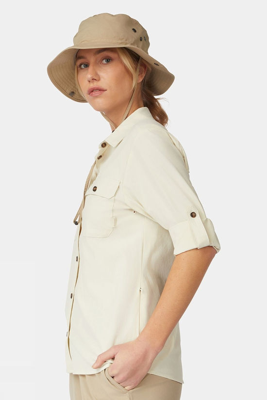 Ayacucho Womens Jungle Travel Long Sleeve Shirt II Turtledove