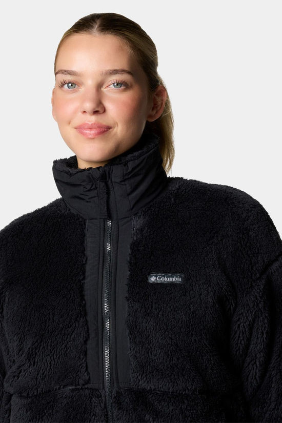 Columbia Womens Boundless Discovery Sherpa Full Zip II Fleece Jacket  Black