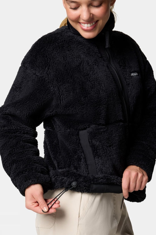 Columbia Womens Boundless Discovery Sherpa Full Zip II Fleece Jacket  Black