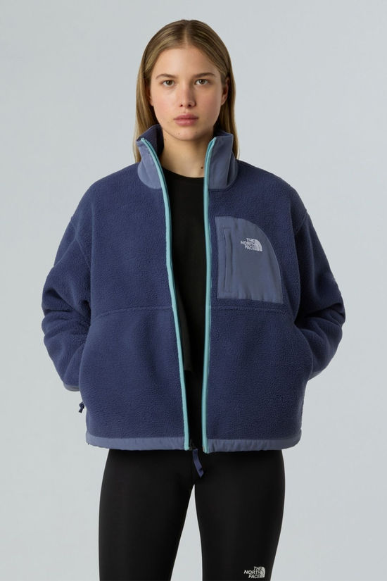 The North Face Womens Yumiori Off Peak Full Zip Fleece Jacket Lunar Blue/Twilight Gal