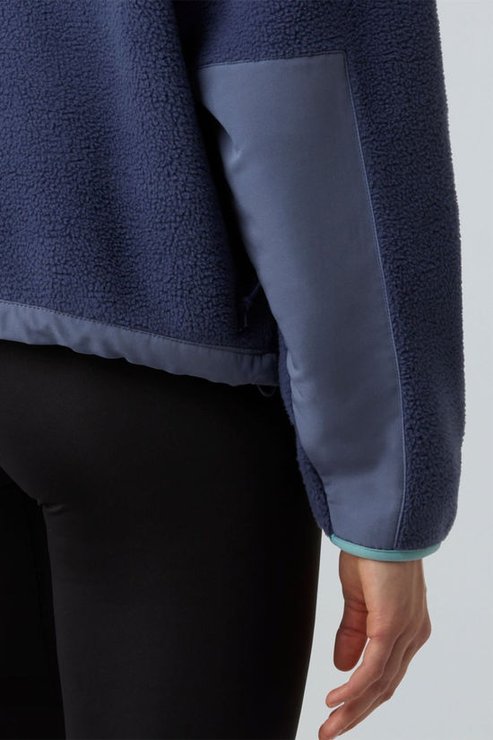 The North Face Womens Yumiori Off Peak Full Zip Fleece Jacket Lunar Blue/Twilight Gal