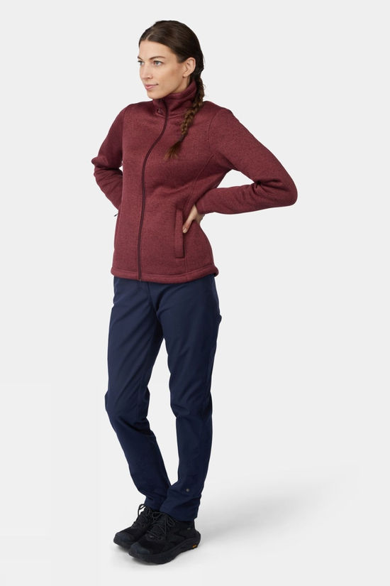 Ayacucho Womens Grange Full Zip Fleece Port Royal Melange