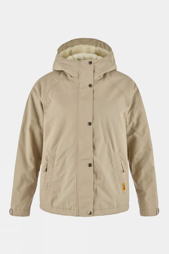 Fjallraven Womens Vardag G-1000 Pile Jacket Fossil