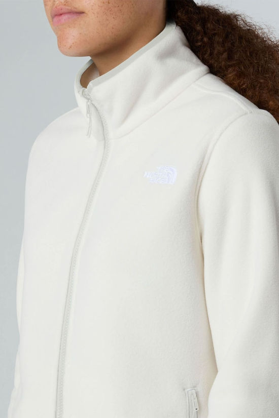 The North Face Womens Glacier Fleece Jacket  White Dune