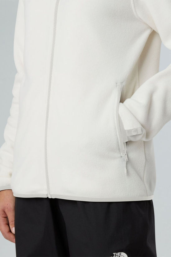 The North Face Womens Glacier Fleece Jacket  White Dune