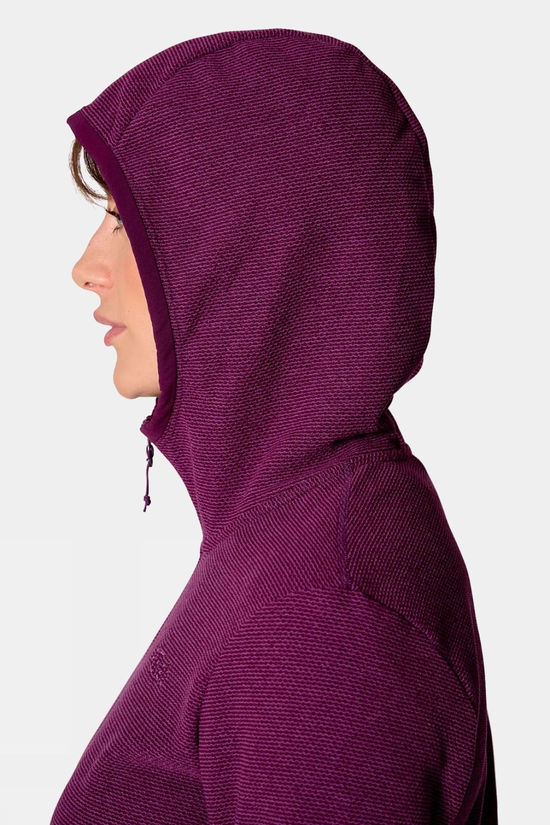 Rab Womens Stavel Hoody Fleece Jacket  Mulberry
