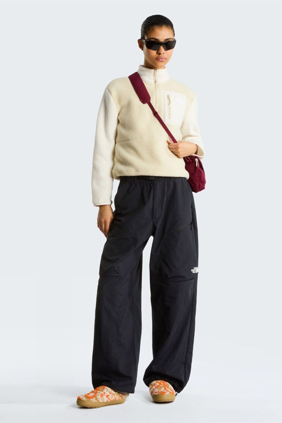 The North Face Womens Yumiori Quarter Zip Fleece  Desert Stone/White Dune