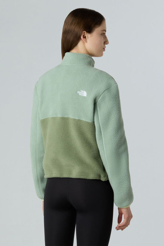 The North Face Womens Yumiori Quarter Zip Fleece  Bark Mist/Slate Moss/As