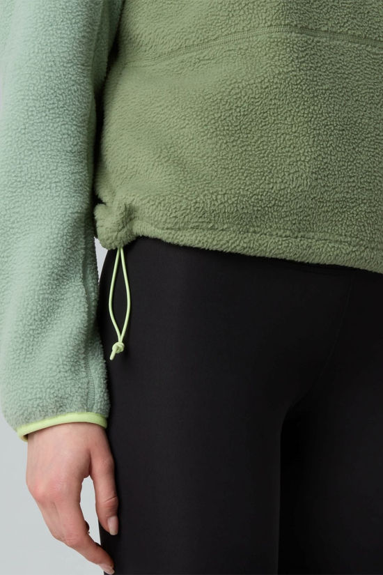 The North Face Womens Yumiori Quarter Zip Fleece  Bark Mist/Slate Moss/As