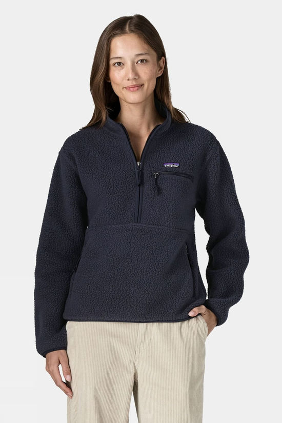 Patagonia Womens Retro Pile Marsupial Fleece Sunken Blue