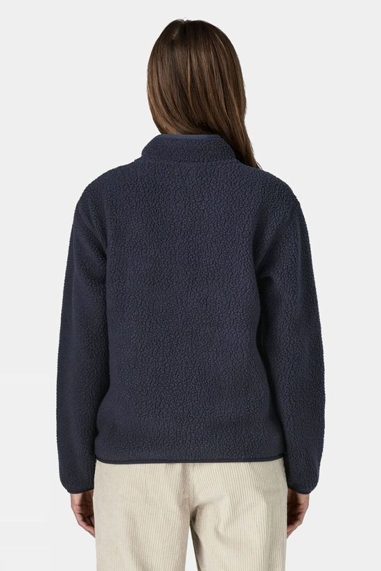 Patagonia Womens Retro Pile Marsupial Fleece Sunken Blue