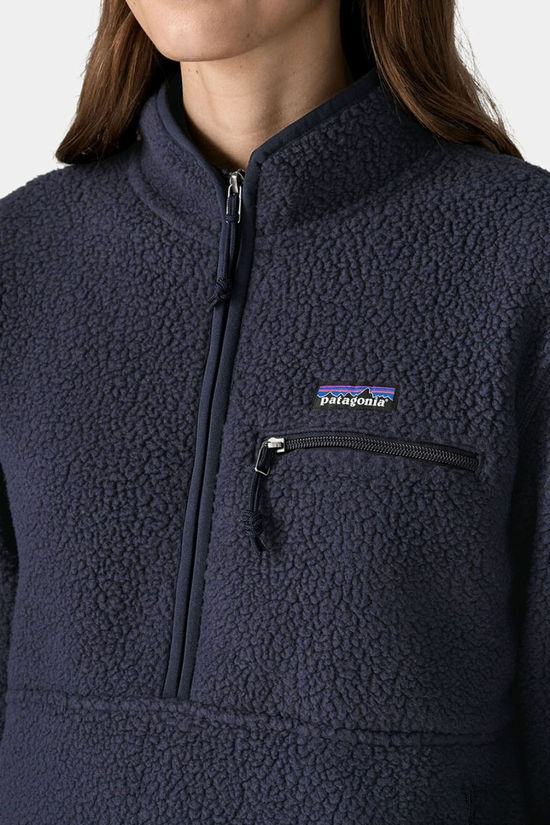 Patagonia Womens Retro Pile Marsupial Fleece Sunken Blue