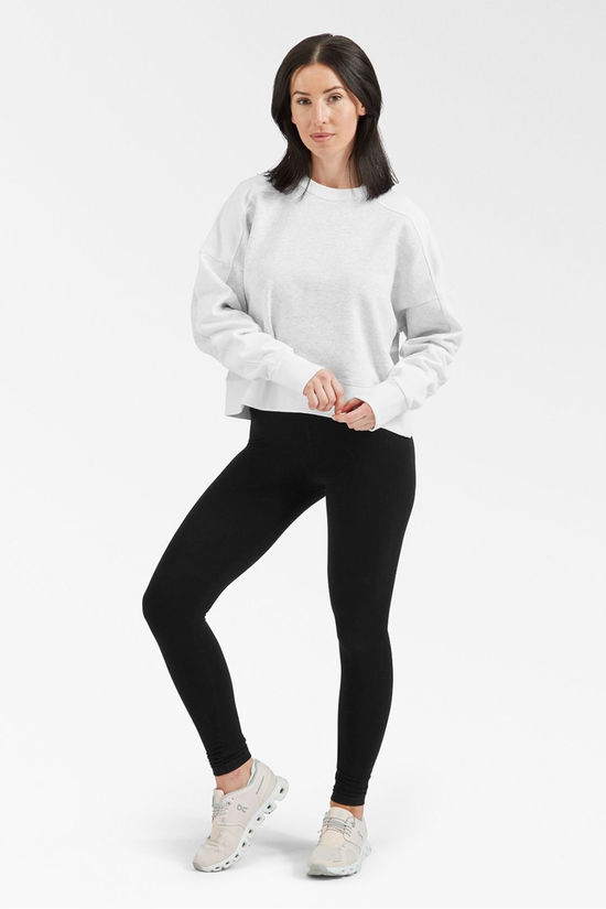 Lilybod Womens Erica Sweatshirt Light Grey Marle