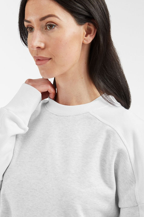 Lilybod Womens Erica Sweatshirt Light Grey Marle