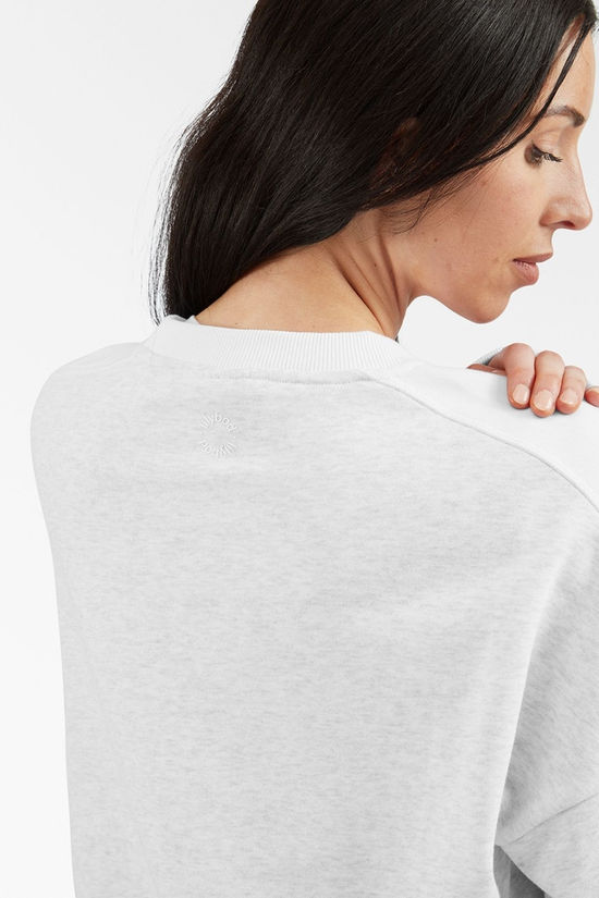 Lilybod Womens Erica Sweatshirt Light Grey Marle