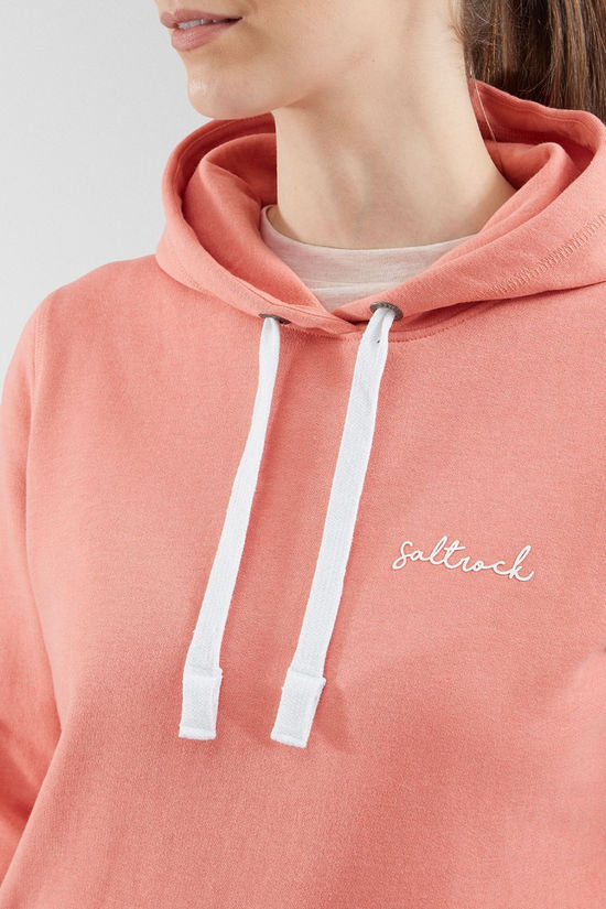 Saltrock Womens Velator Pop Hoodie Coral