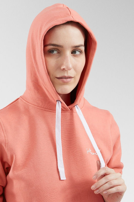 Saltrock Womens Velator Pop Hoodie Coral