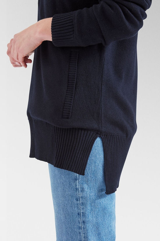 Acai Womens Windchaser Sweater Midnight Blue