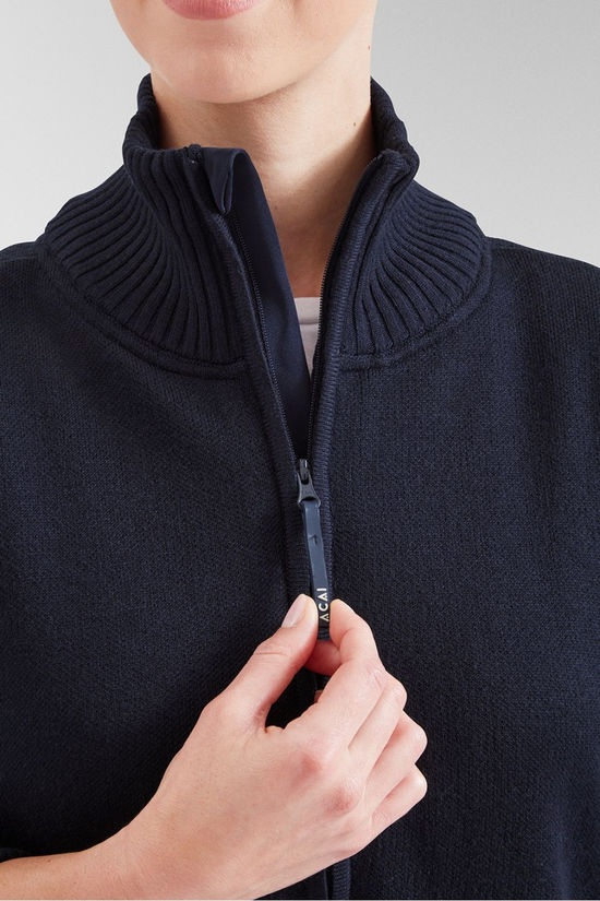 Acai Womens Windchaser Sweater Midnight Blue