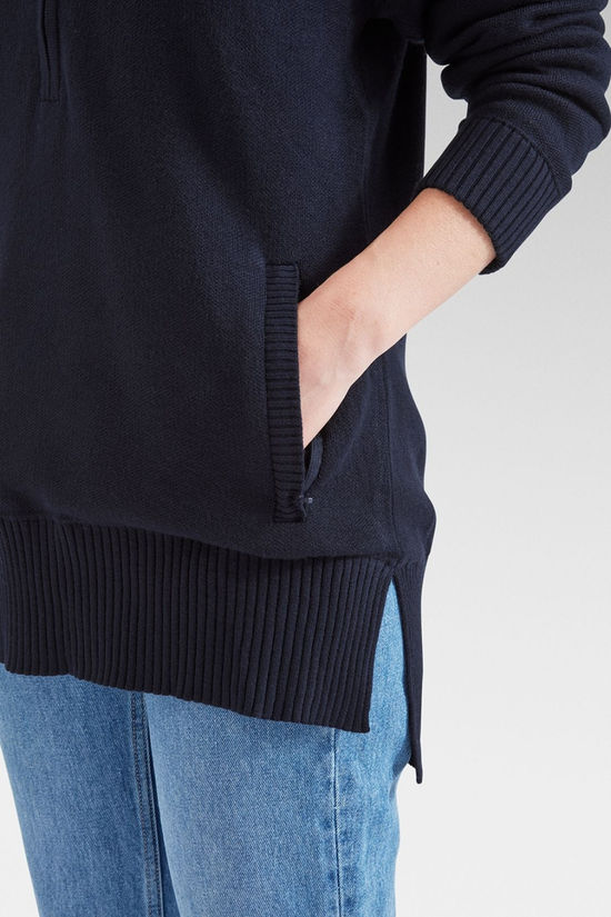 Acai Womens Windchaser Sweater Midnight Blue