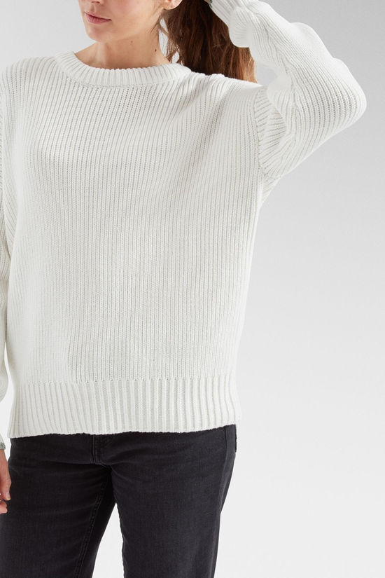 Passenger Womens Gondwana Classic Knitted Jumper Off White
