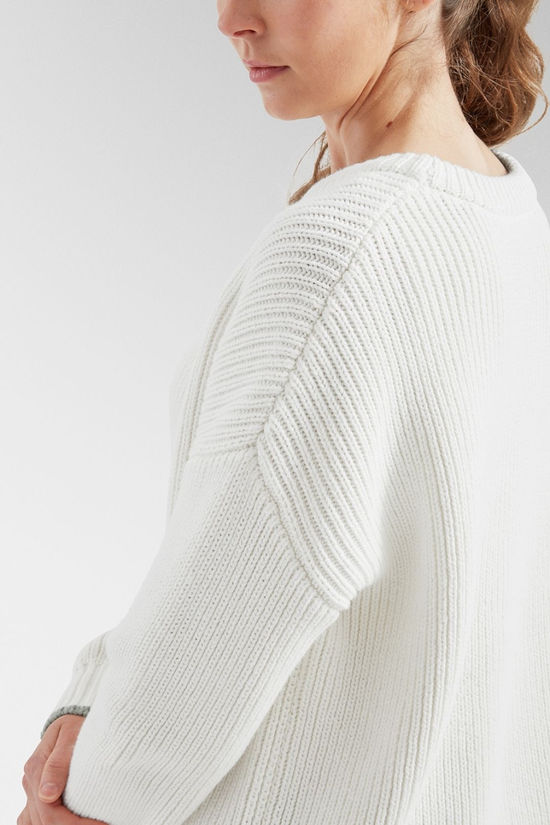 Passenger Womens Gondwana Classic Knitted Jumper Off White