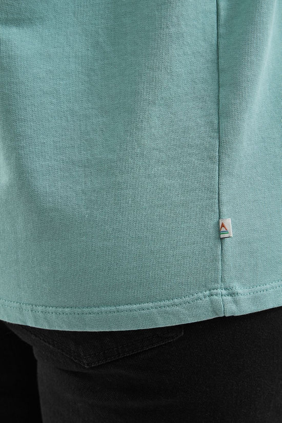 Passenger Womens Rainbow Recycled Cotton Oversized Sweatshirt Arctic