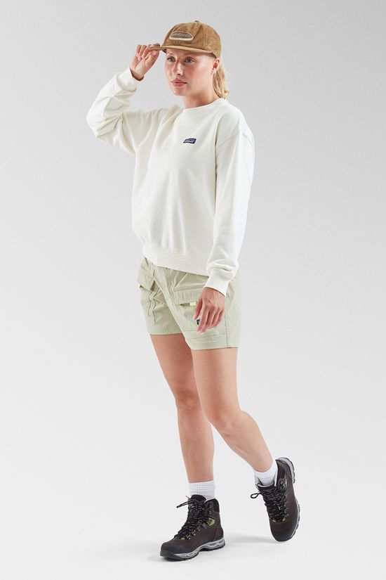 Patagonia Womens Daily Crew Sweatshirt Wool White