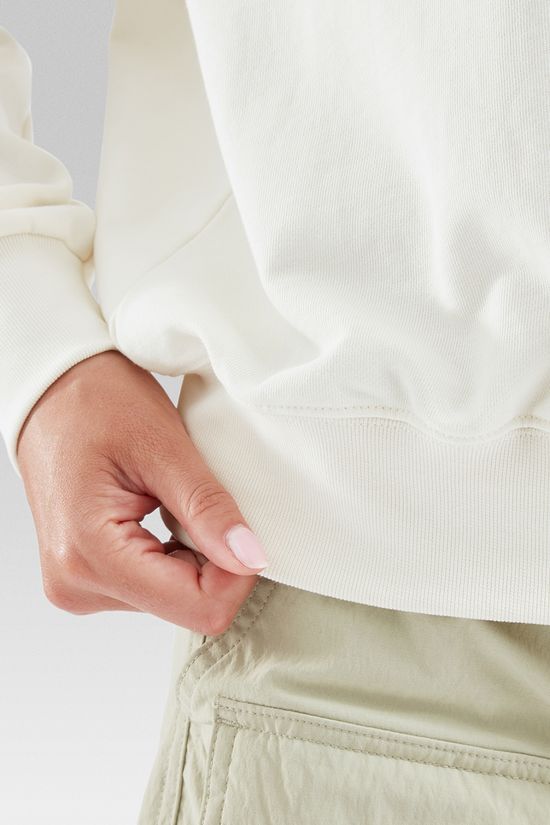 Patagonia Womens Daily Crew Sweatshirt Wool White