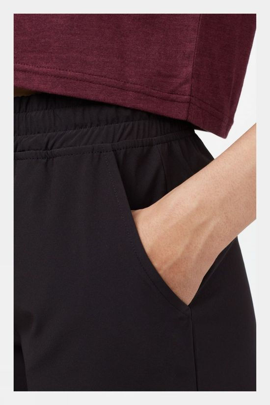 Tentree Womens Destination Fulton Shorts Meteorite Black