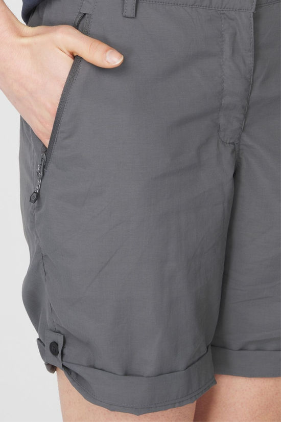 Ayacucho Womens Jungle Travel Shorts Granite
