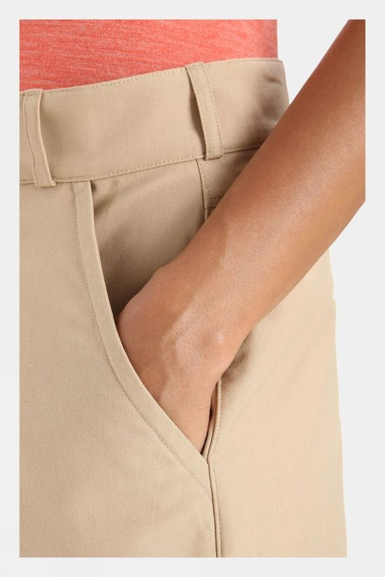 Icebreaker Womens Hike Shorts Sand