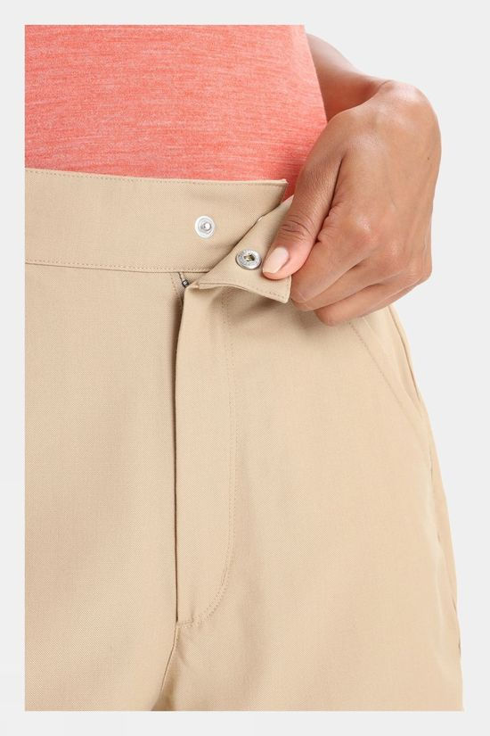 Icebreaker Womens Hike Shorts Sand