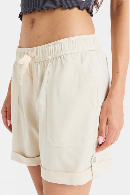 Roxy Womens Sweetest Day Shorts Egret