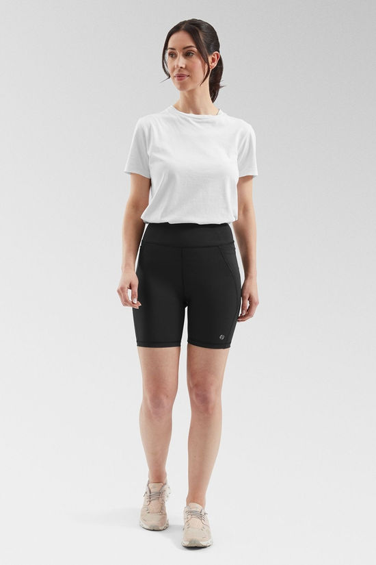 Acai Womens Stride Shorts Black