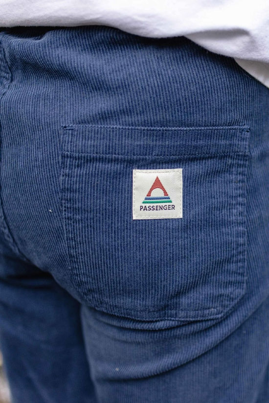 Passenger Womens Compass Recycled Corduroy Trousers Dark Denim