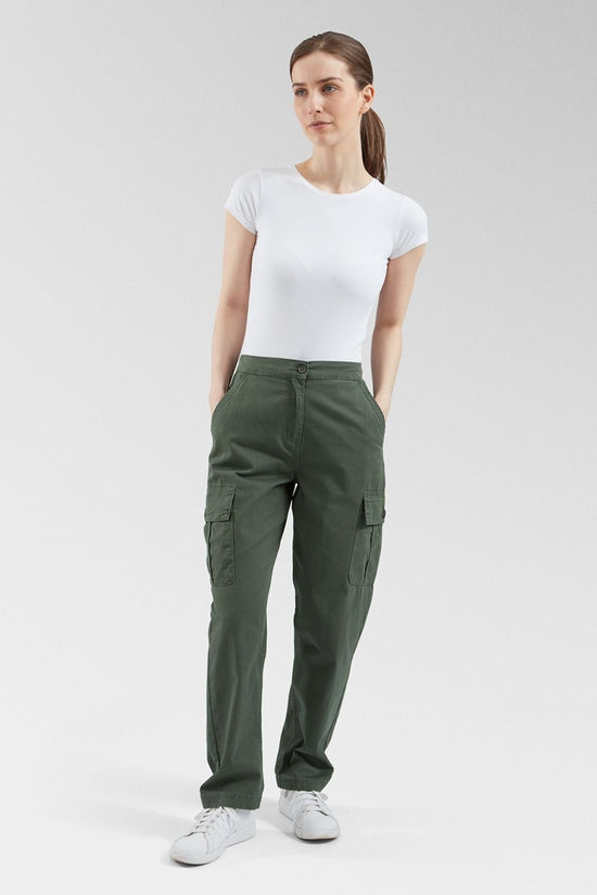 Saltrock Womens Rana Cargo Trousers Green