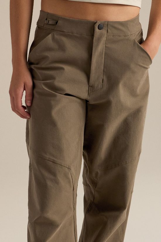 Arc'teryx Womens Clarkia Cotton Wide Leg Trousers Mongoose