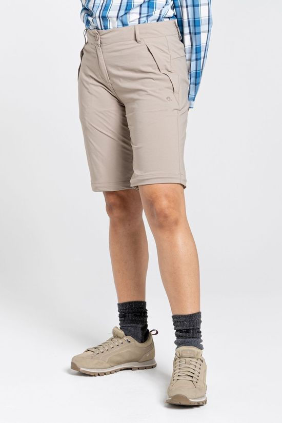 Craghoppers Womens Nosilife Pro II Convertible Trousers Mushroom