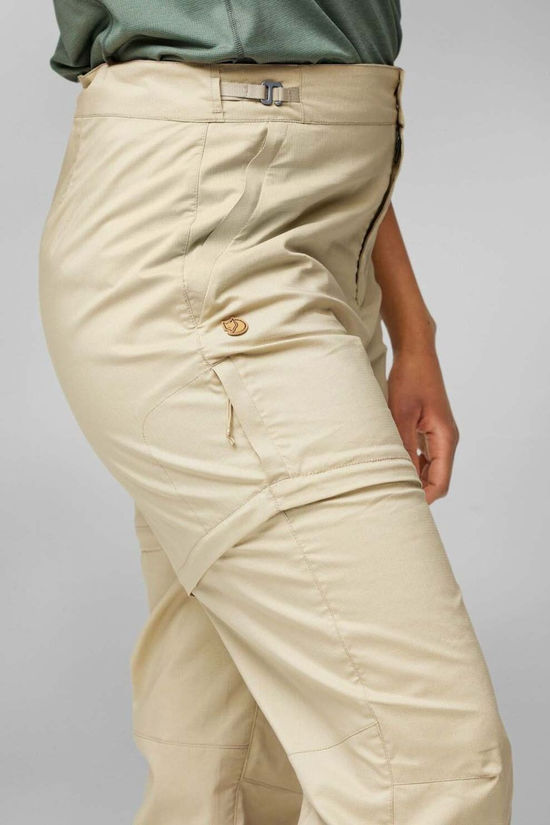 Fjallraven Womens Abisko Hike Zip-Off Trousers  Fossil