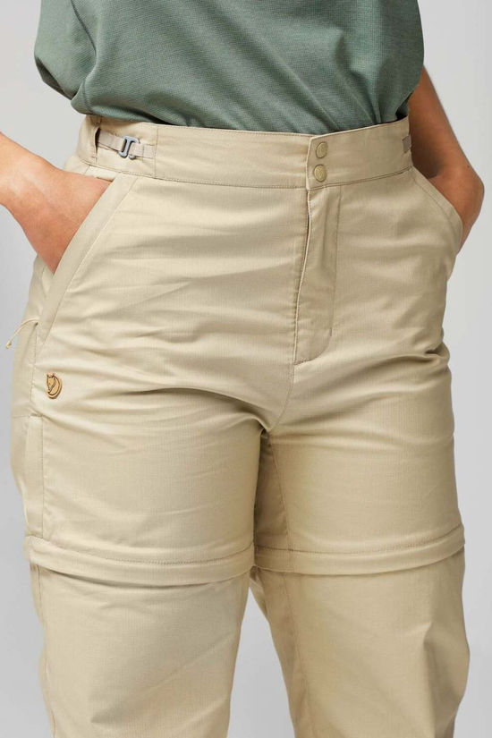 Fjallraven Womens Abisko Hike Zip-Off Trousers  Fossil