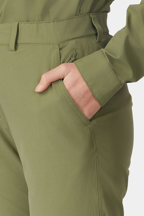 Ayacucho Womens Jungle Travel Zip-Off Trousers II Olivine
