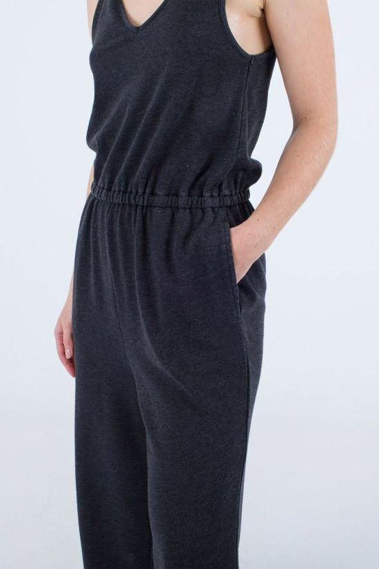 Hurley Womens Stella V Neck Jumpsuit Black