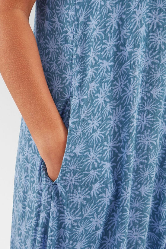 Passenger Womens Copetin Jumpsuit Seaweed Blue Steel