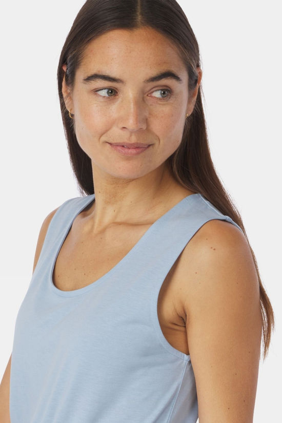 Ayacucho Womens Malibu Tank Dress Light Blue
